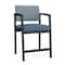 Lesro Lenox Steel Hip Chair Metal Frame, Black, RS Rain Song Back, MD Titan Seat LS1161 - alternate 1